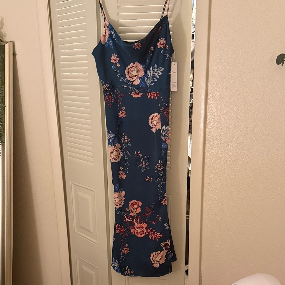 Floral Green Dress